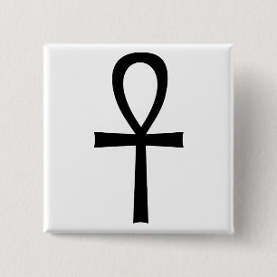 Chapa Cuadrada Símbolo de vida egipcio Ankh