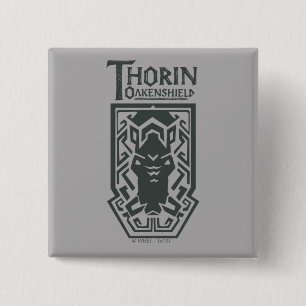 Chapa Cuadrada Símbolo del escudo de THORIN OAKENSHIELD™
