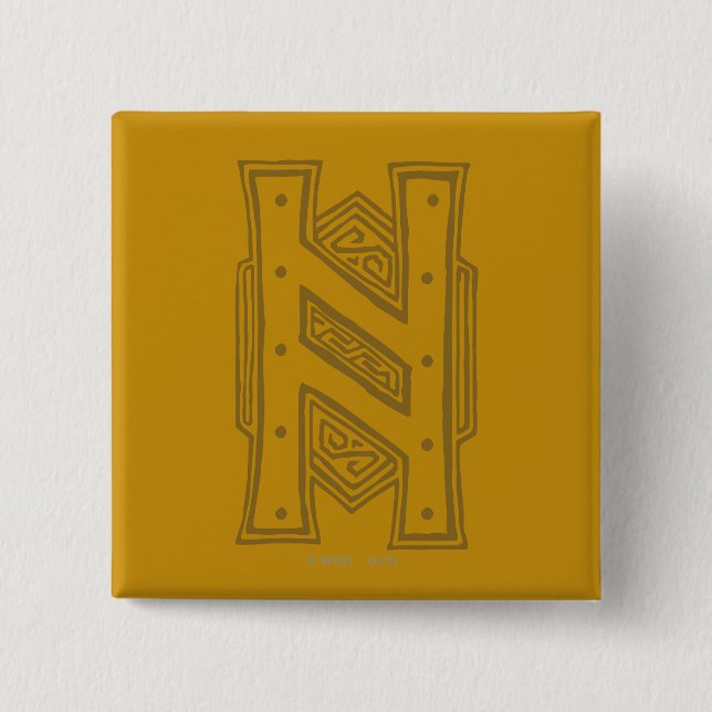 Chapa Cuadrada Símbolo Erebor - H (Anverso)