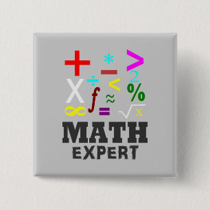 Chapa Cuadrada Símbolos de la matemáticas