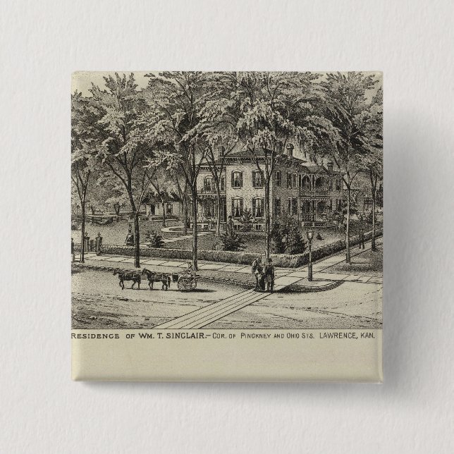 Chapa Cuadrada Sinclair Residence, Kansas (Anverso)