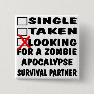 Chapa Cuadrada Single Taksim Buscando Un Socio Zombie Apocalypse