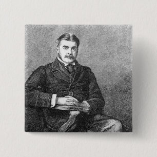 Chapa Cuadrada Sir Arthur Sullivan, grabado por C. Carretero