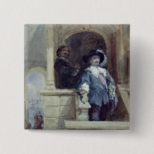 Chapa Cuadrada Sir Thomas Wentworth y Juan