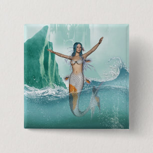 Chapa Cuadrada Sirena