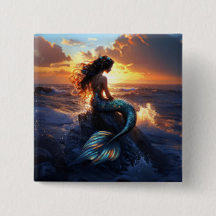 Chapa Cuadrada Sirena de sol