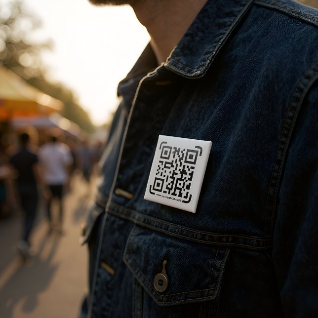 Chapa Cuadrada Sitio Web de código QR para el análisis de negocio (Subido por el creador)