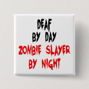 Chapa Cuadrada Slayer sordo Zombie