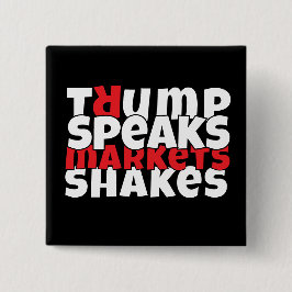 Chapa Cuadrada Slogan de protesta anti trump