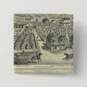 Chapa Cuadrada Smith, residencias de Herman, tienda