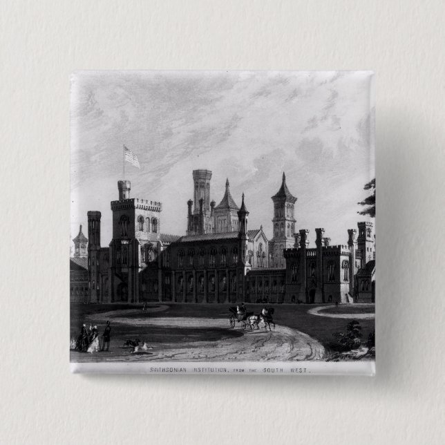 Chapa Cuadrada Smithsonian Institution del oeste del sur (Anverso)