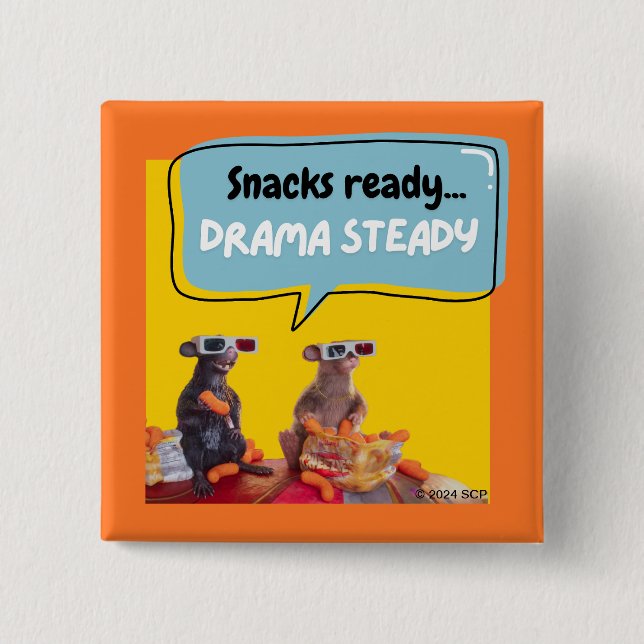Chapa Cuadrada Snacks Listos, Drama Steady (Anverso)
