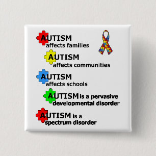 CHAPA CUADRADA SOBRE AUTISMO