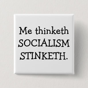 CHAPA CUADRADA SOCIALISMO STINKETH