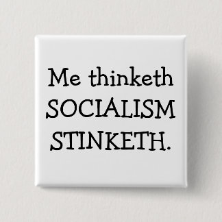 CHAPA CUADRADA SOCIALISMO STINKETH