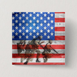 Chapa Cuadrada Soldados