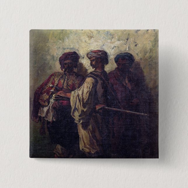 Chapa Cuadrada Soldados búlgaros (Anverso)