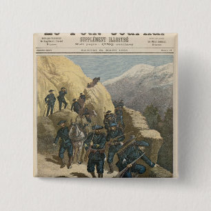 Chapa Cuadrada Soldados de infantería de la montaña