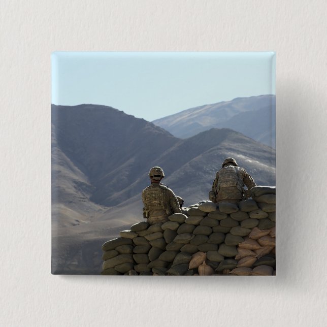 Chapa Cuadrada soldados manejan equipo de comunicaciones (Anverso)