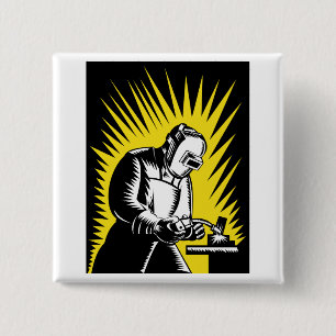 Chapa Cuadrada soldadura del trabajador del soldador