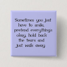 SÓLO SONRÍE Y CAMINE DE LA DECEPCIÓN TRISTE