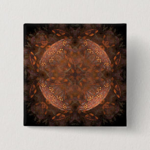 Chapa Cuadrada Sombreado de cobre dorado