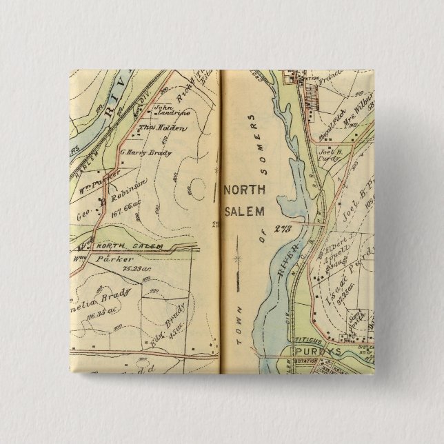 Chapa Cuadrada Somers, Nueva York 2 (Anverso)