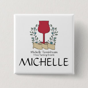 Chapa Cuadrada Sommelier de la degustación de vinos de la copa d