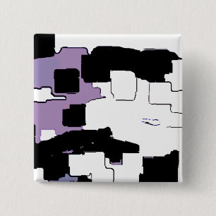 Chapa Cuadrada "Soñando en morado" arte geométrico