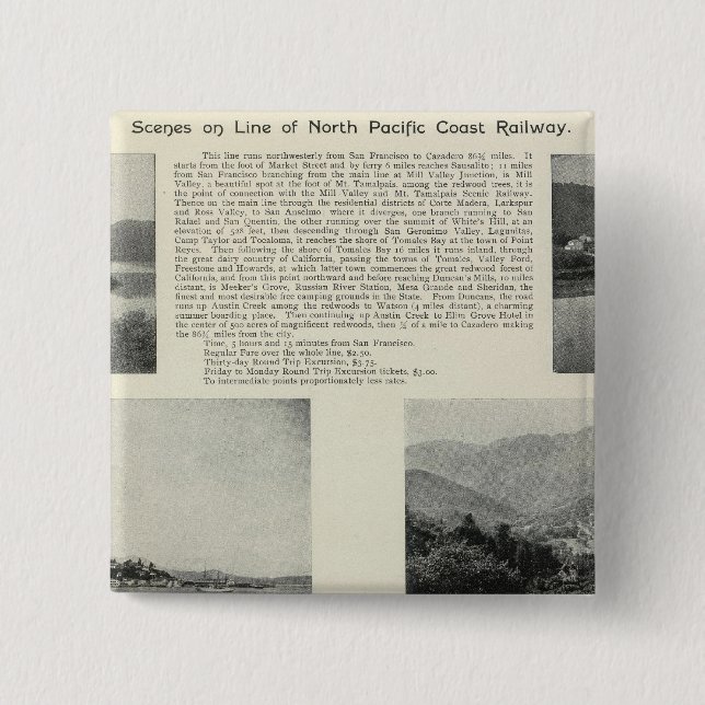 Chapa Cuadrada Sonoma, California 2 (Anverso)