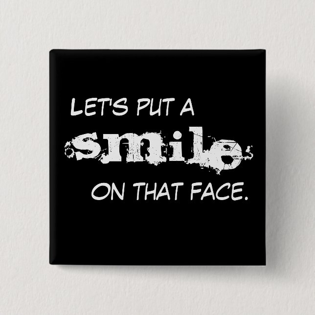 Chapa Cuadrada Sonrisa (Anverso)