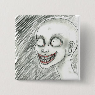 Chapa Cuadrada Sonrisa blanca