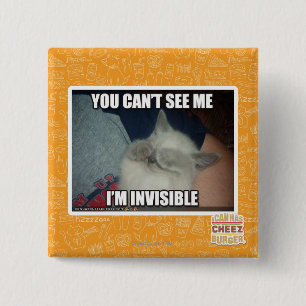 Chapa Cuadrada Soy invisible