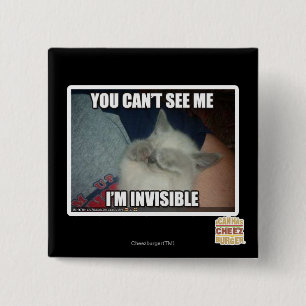 Chapa Cuadrada Soy invisible