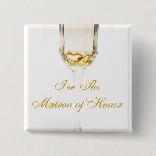 Chapa Cuadrada Soy la matrona del honor