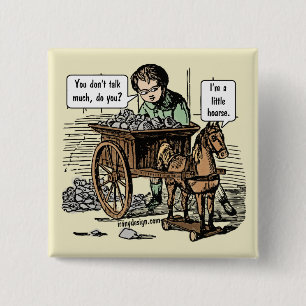 Chapa Cuadrada ¡Soy un poco ronco! Retruécano del caballo