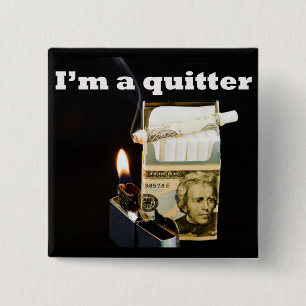 Chapa Cuadrada Soy un quitter