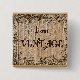 Chapa Cuadrada Soy Vintage