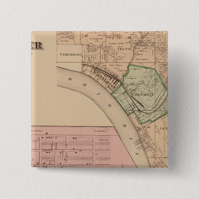 Chapa Cuadrada Spencer Madisonville, Ohio (Anverso)