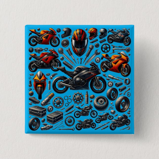 Chapa Cuadrada Sports Motorcycles: Speed and Performance (Anverso)