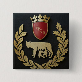 Chapa Cuadrada +SPQR Votó Pro Roma