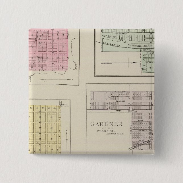 Chapa Cuadrada Spring Hill, Edgerton, Ocheltree, Gardner, Kansas (Anverso)