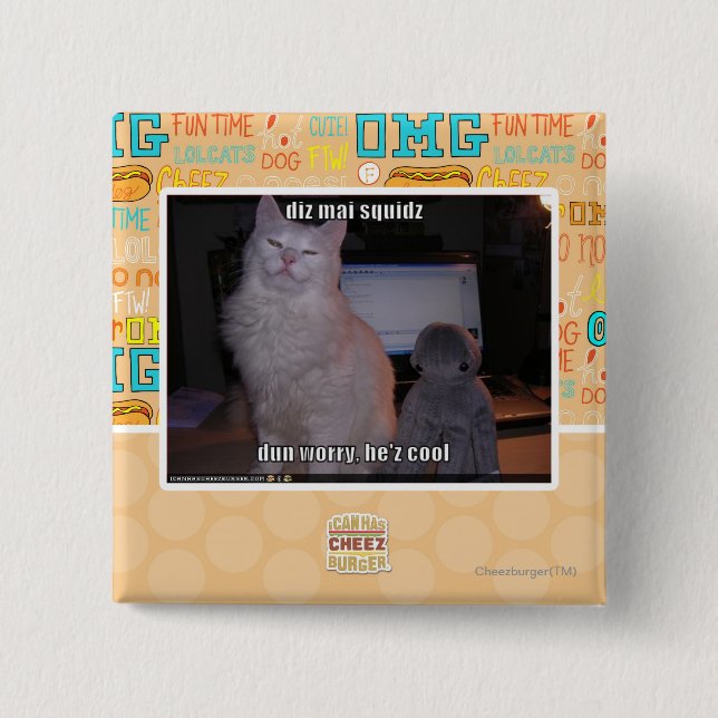 Chapa Cuadrada squidz del AMI del diz (Anverso)