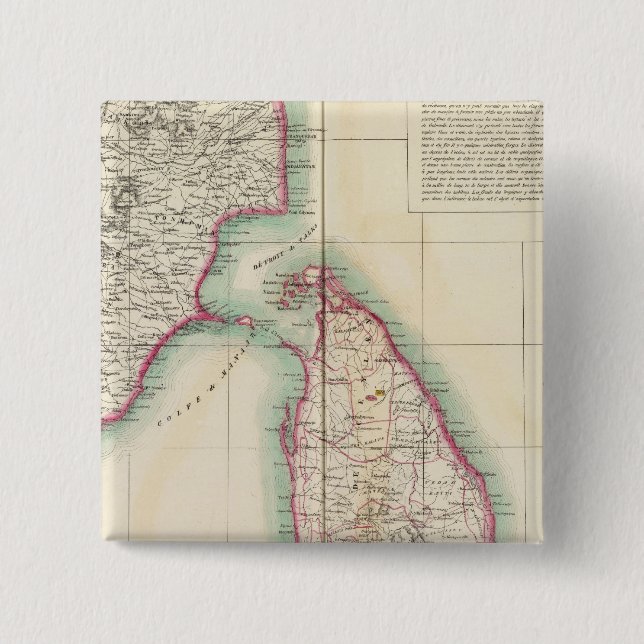 Chapa Cuadrada Sri Lanka, India 108 (Anverso)