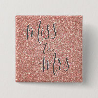 Srta. Bridal Shower Fiesta Rosa Gold Sparkle