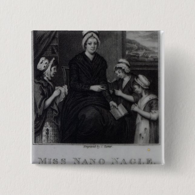 Chapa Cuadrada Srta. Nano Nagle, 1809 (Anverso)