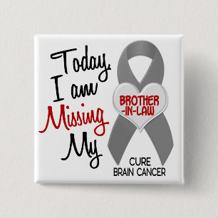 Chapa Cuadrada Srta. que falta My Brother-In-Law 1 del cáncer de