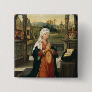 Chapa Cuadrada St Anne que concibe a la Virgen