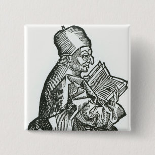 Chapa Cuadrada St. Bede de 'Liber Chronicarum