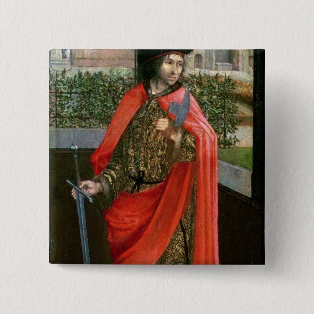 Chapa Cuadrada St. Crispin, siglo XVI (Anverso)